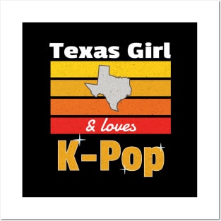 Texas Girl and loves K-Pop Posters and Art